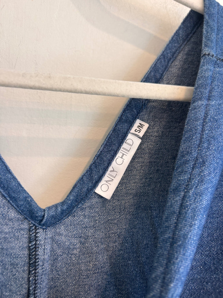 LOOP - Only Child Denim Jumpsuit, Sz S/M (#1)