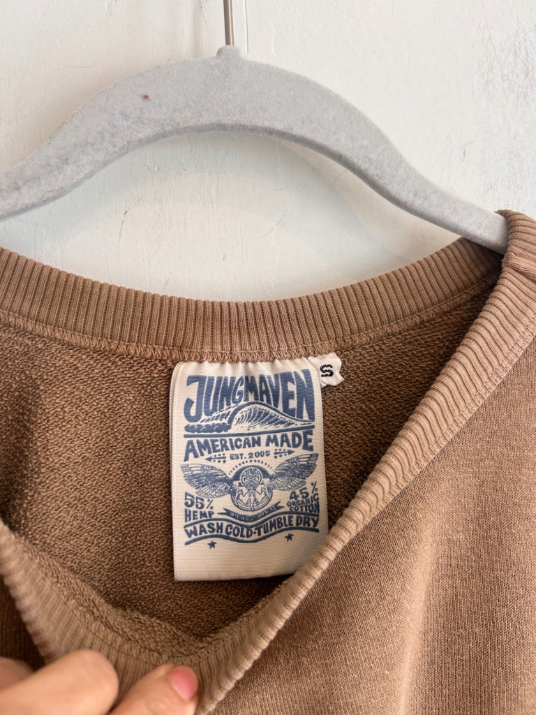 LOOP - Jungmaven Brown Sweatshirt, Sz S (#1)