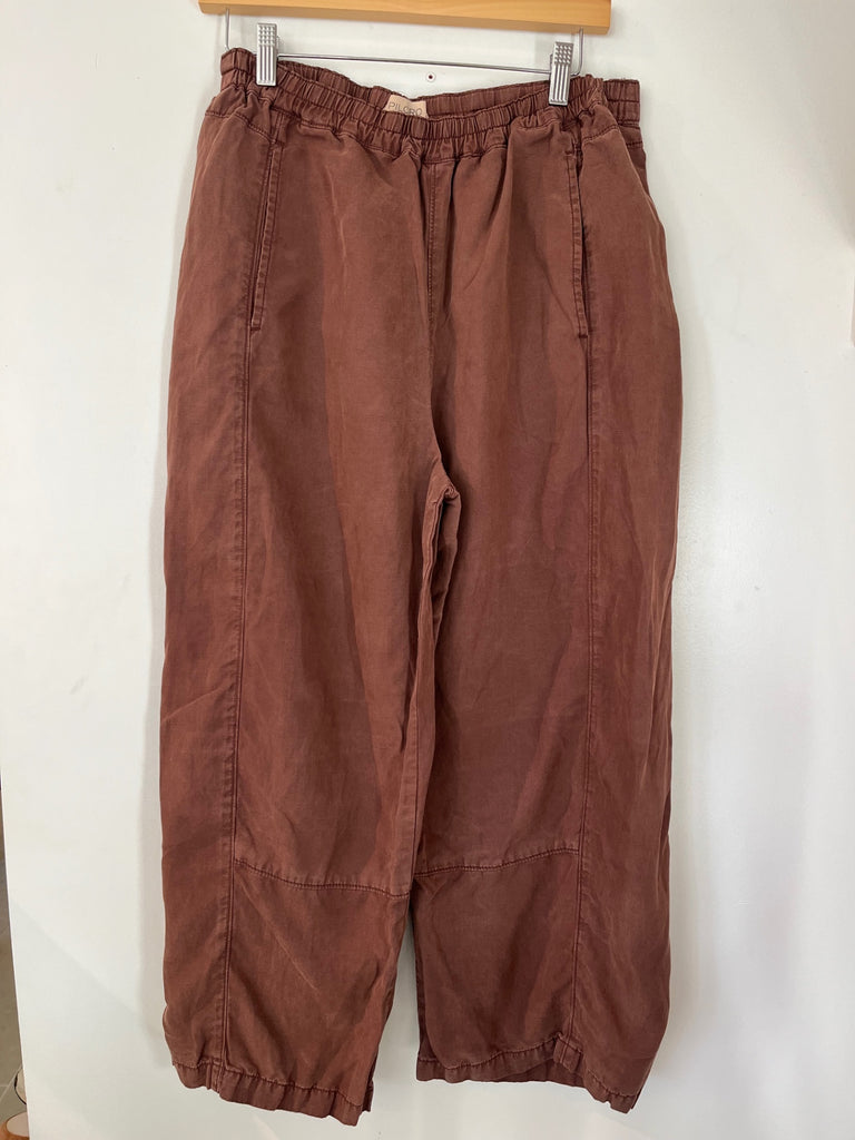Pilcro Rust Wide-Leg Pants, Sz M (#1)