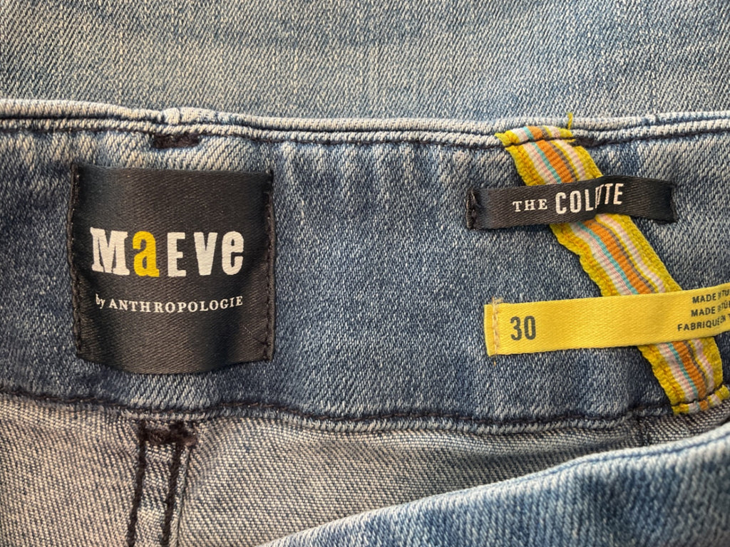 LOOP - Maeve Collette Wide Leg Denim Pants, Sz 30 (#1)