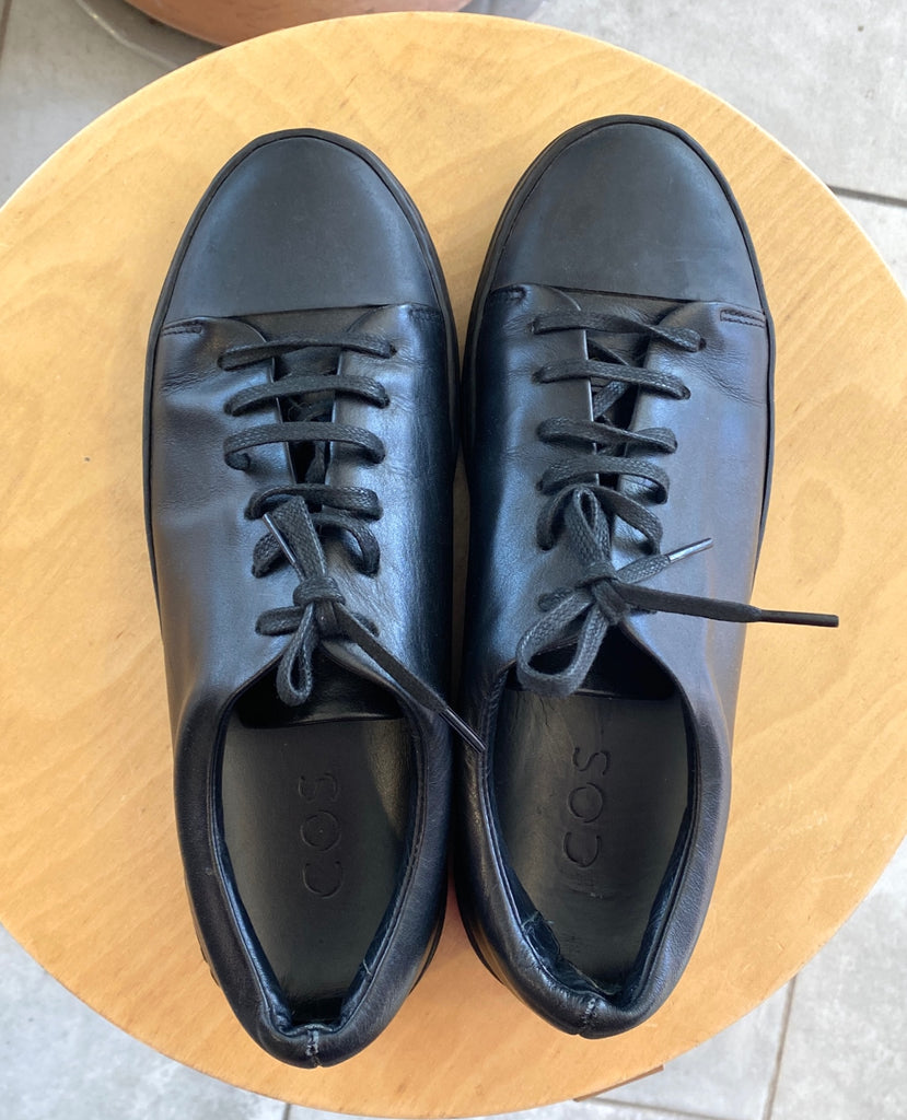 LOOP - COS Leather Trainers, Sz 38 (#52)