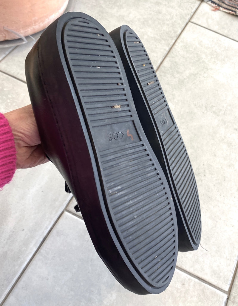 LOOP - COS Leather Trainers, Sz 38 (#52)