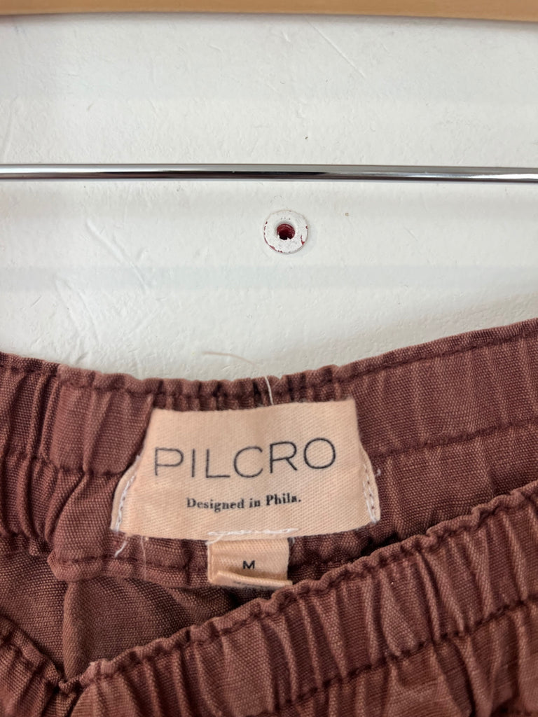Pilcro Rust Wide-Leg Pants, Sz M (#1)