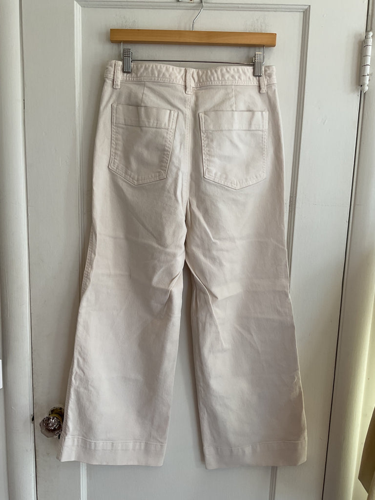 LOOP - GAP White Denim Jeans, (#1)