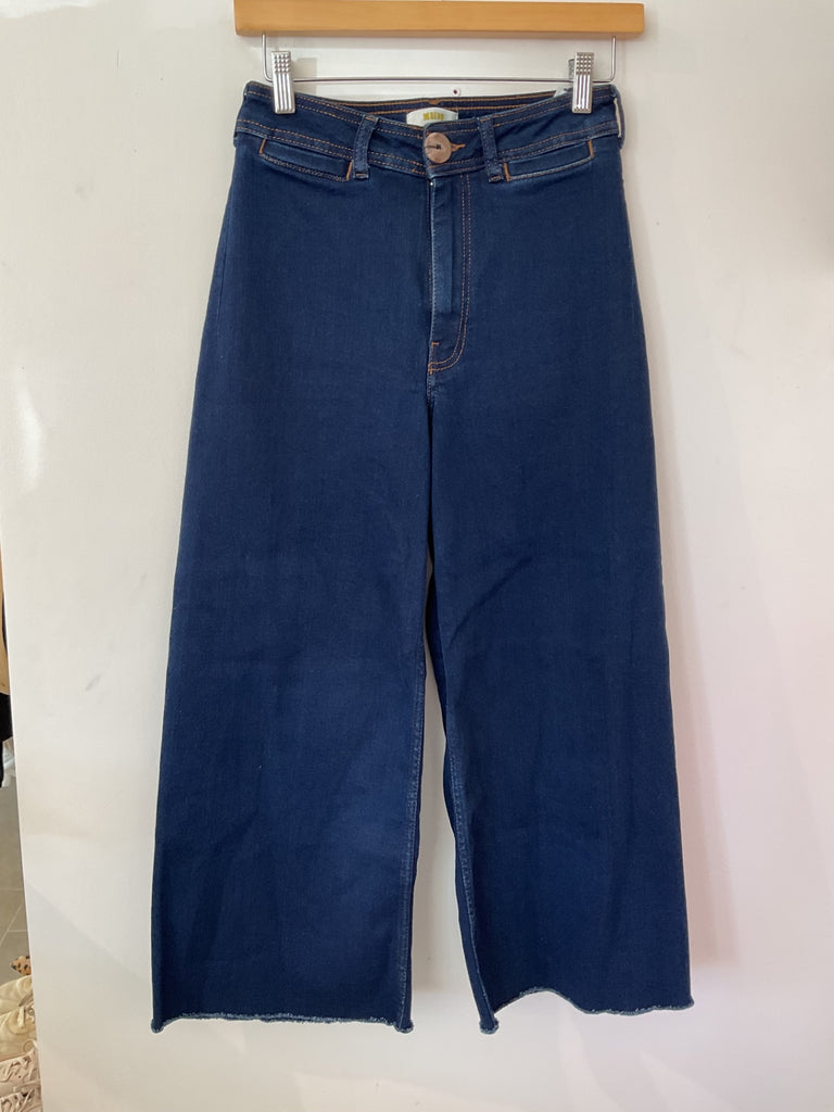 LOOP - Maeve by Anthropologie Dark-Wash Straight Leg Jeans, Sz 28 (#1)