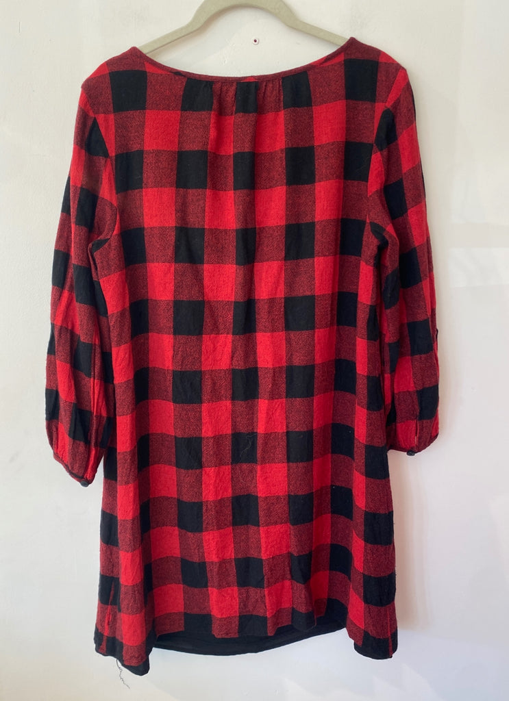 LOOP - Madewell Buffalo Check Dress, Sz M (#19)
