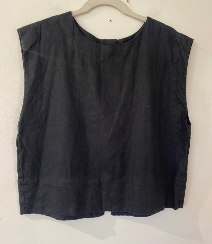 LOOP - Madewell Linen Top, Sz L (#19)