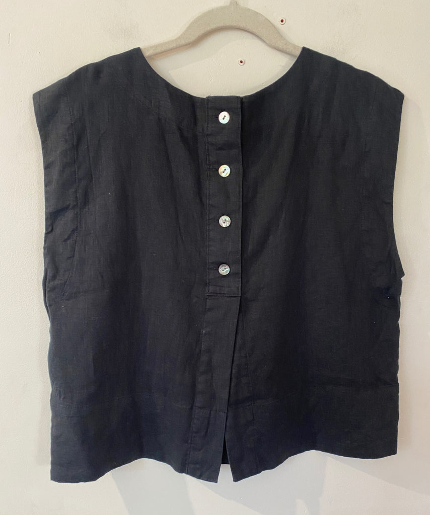 LOOP - Madewell Linen Top, Sz L (#19)