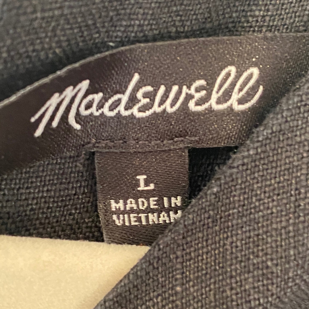 LOOP - Madewell Linen Top, Sz L (#19)