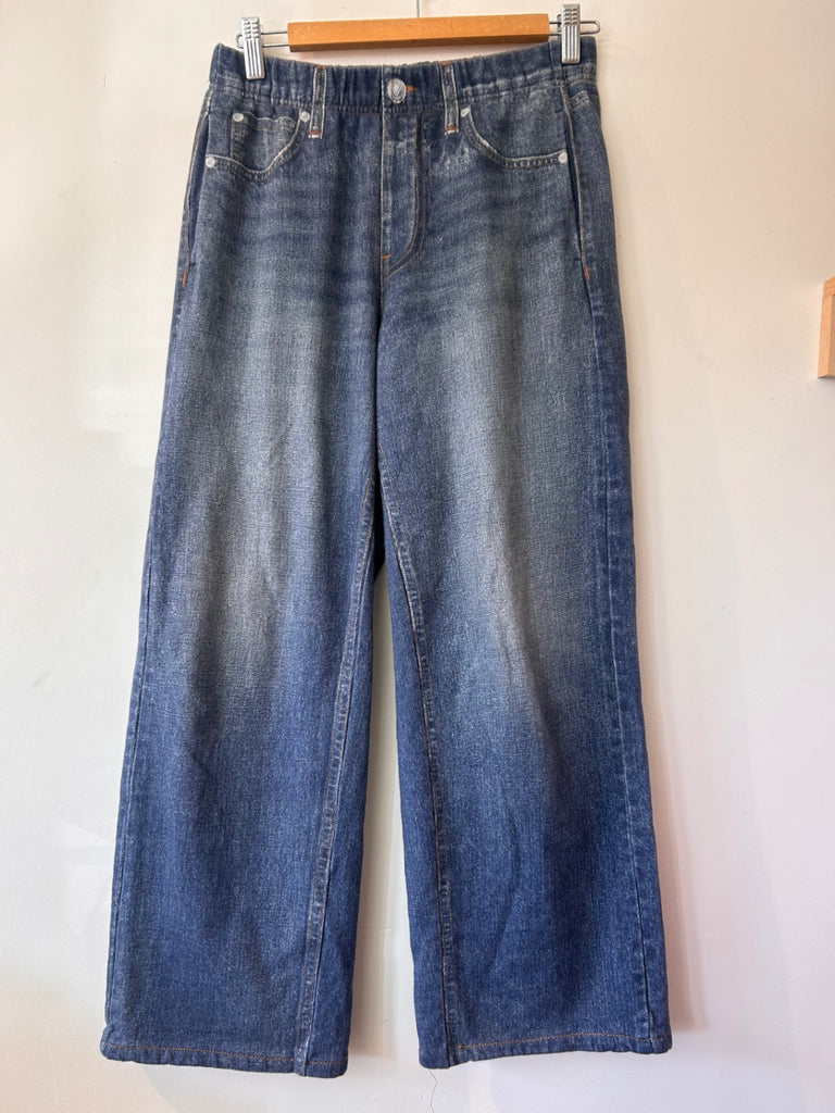 LOOP - Rag and Bone Miramar Wide Leg Sweatpant Jeans, Sz. S (#248)