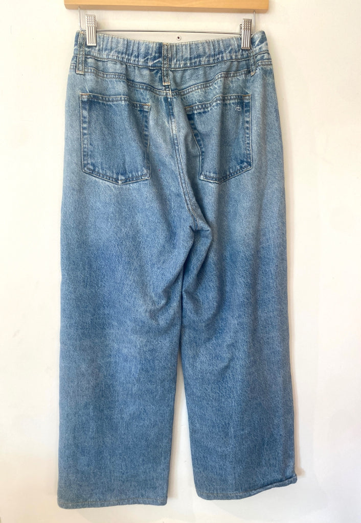 LOOP - Rag and Bone Miramar Wide Leg Sweatpant Jeans Light, Sz. S (#248)