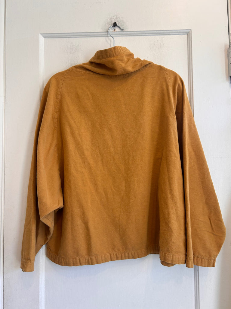 LOOP - Black Crane Ocre Top, Sz. XS (#248)