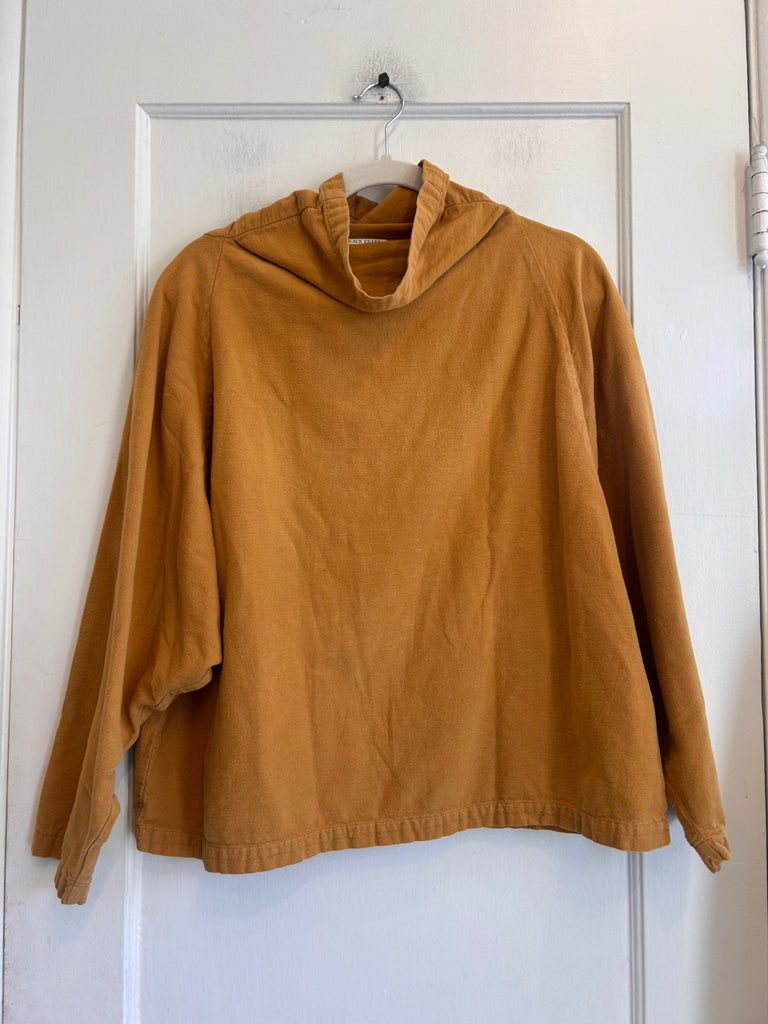 LOOP - Black Crane Ocre Top, Sz. XS (#248)