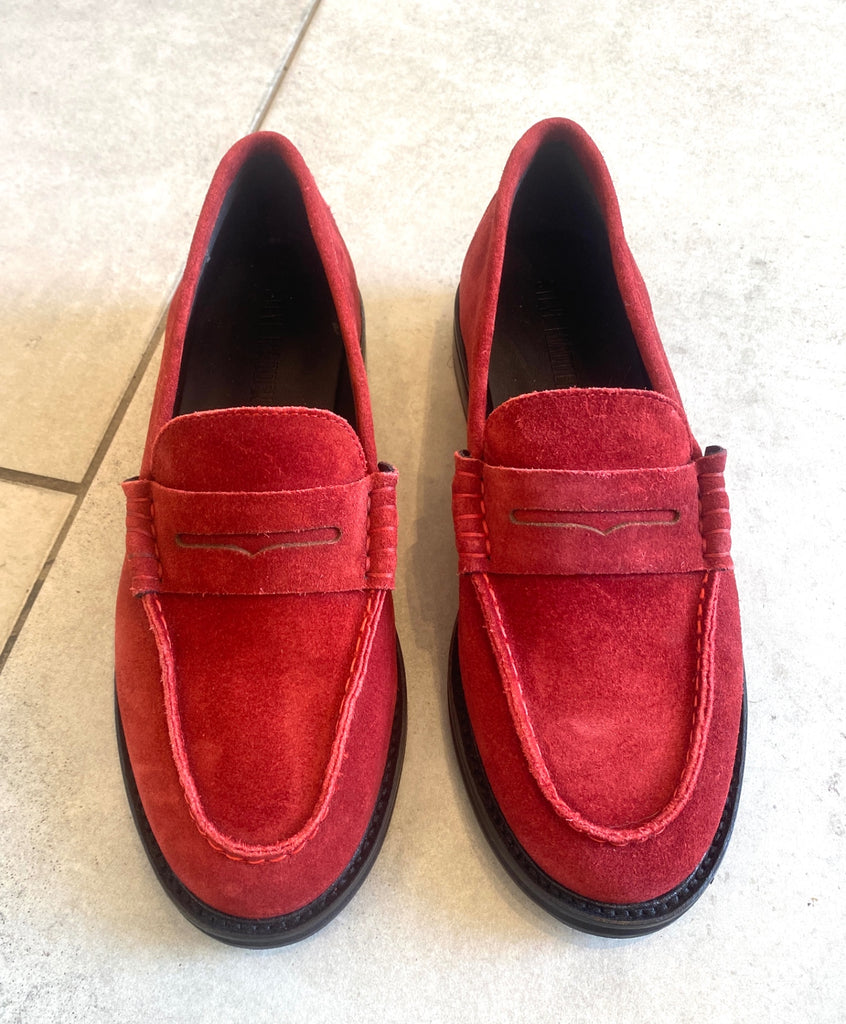 LOOP - Steve Madden Madison Suede Penny Loafer, Sz 8 (#41) - New!