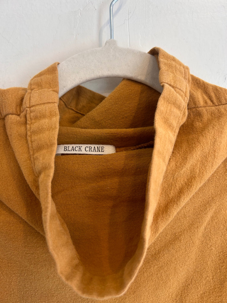 LOOP - Black Crane Ocre Top, Sz. XS (#248)