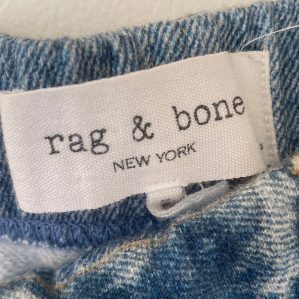 LOOP - Rag and Bone Miramar Wide Leg Sweatpant Jeans Light, Sz. S (#248)