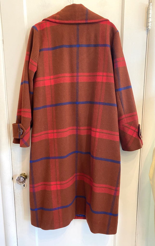 LOOP - Anthropologie Plaid Coat, Sz L (#41)