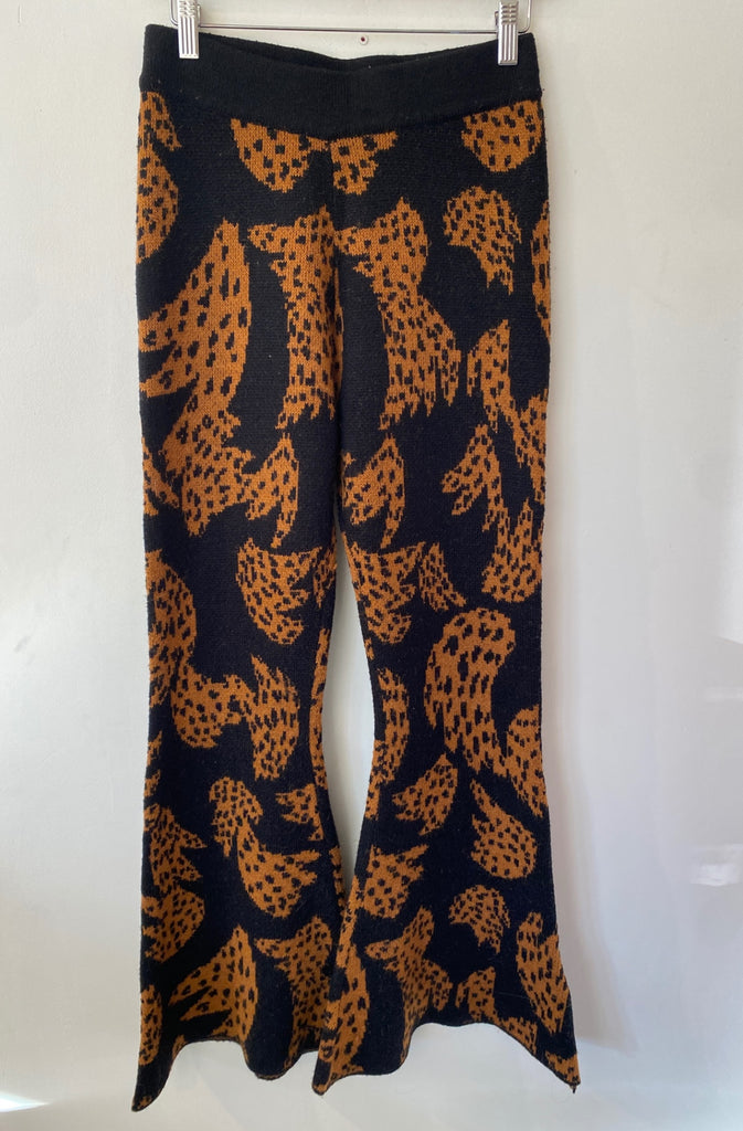 LOOP - Farm Rio Knit Bananica Pants, Sz Small (#80)