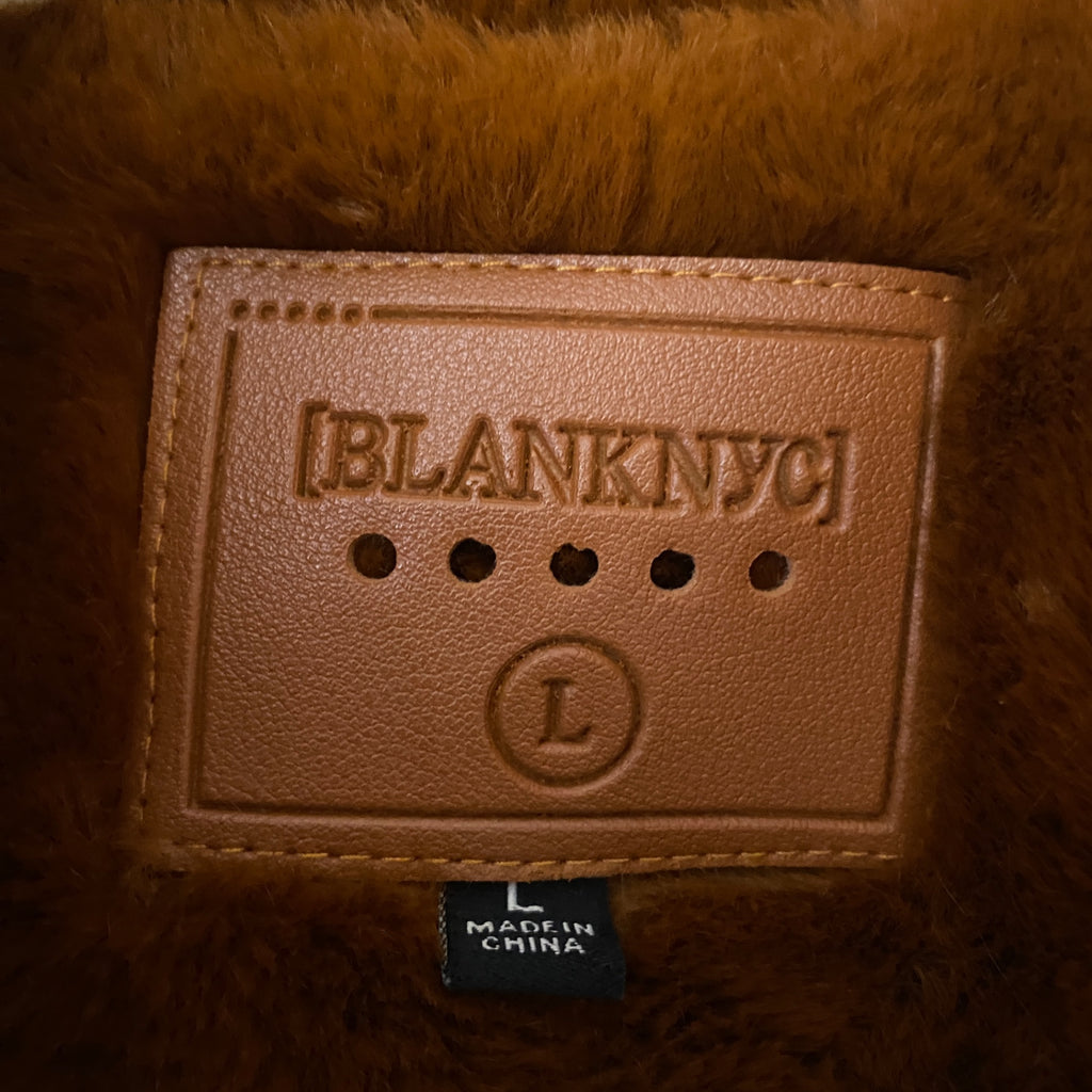 LOOP - Blank NYC Faux Fur Cropped Jacket, Sz L (#99)