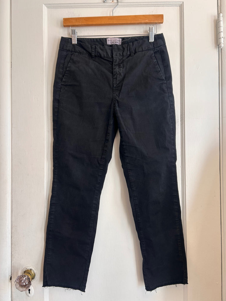 LOOP - Nili Lotan Black Pants, Sz 2 (#130)