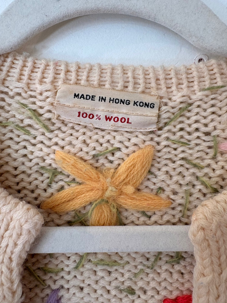 LOOP - Flower Cardigan, wool (#478)