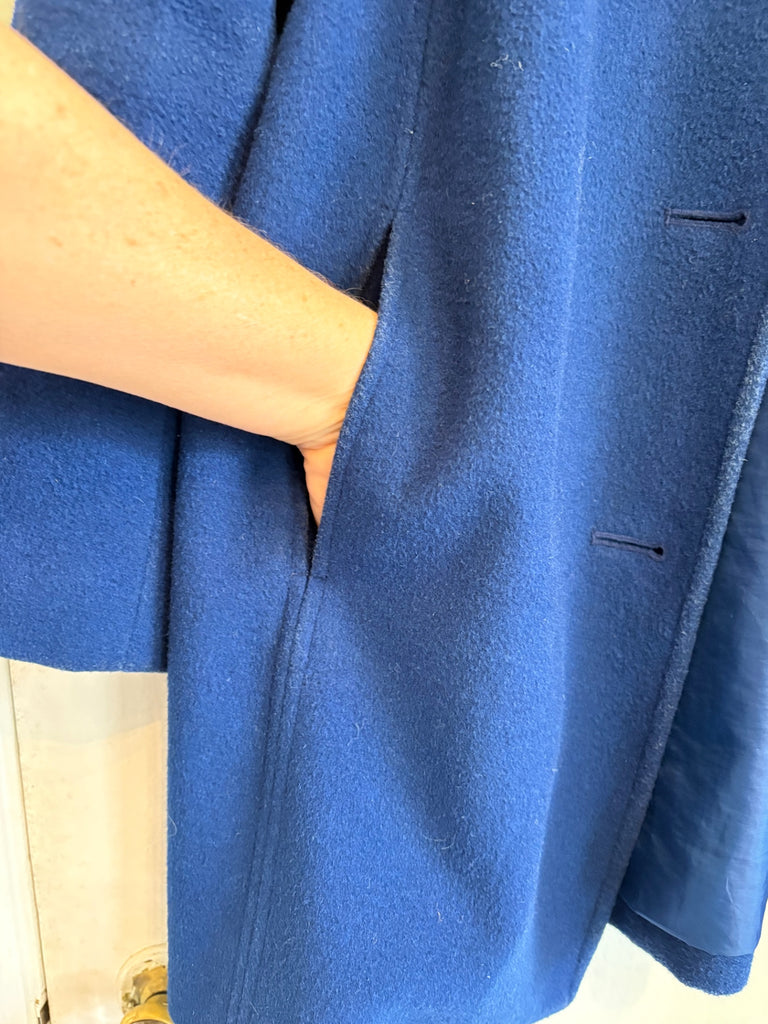 LOOP - J.Jill Royal Blue Peacoat, size M (#136)