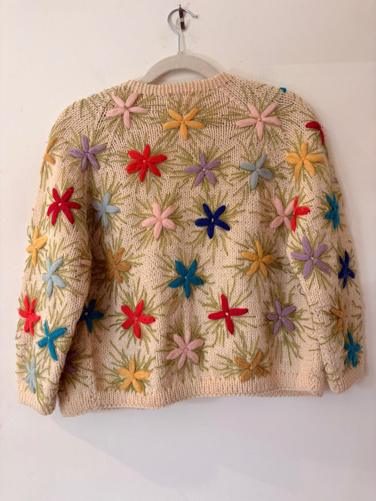 LOOP - Flower Cardigan, wool (#478)