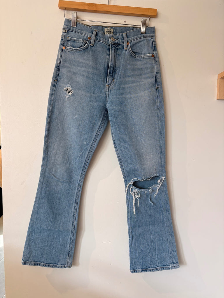 LOOP - C of H demy cropped flare denim, size 25 (#479)