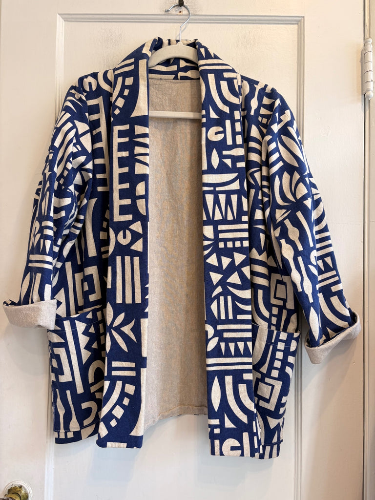 LOOP - Reversible Kimono-style Coat, M/L (#136)