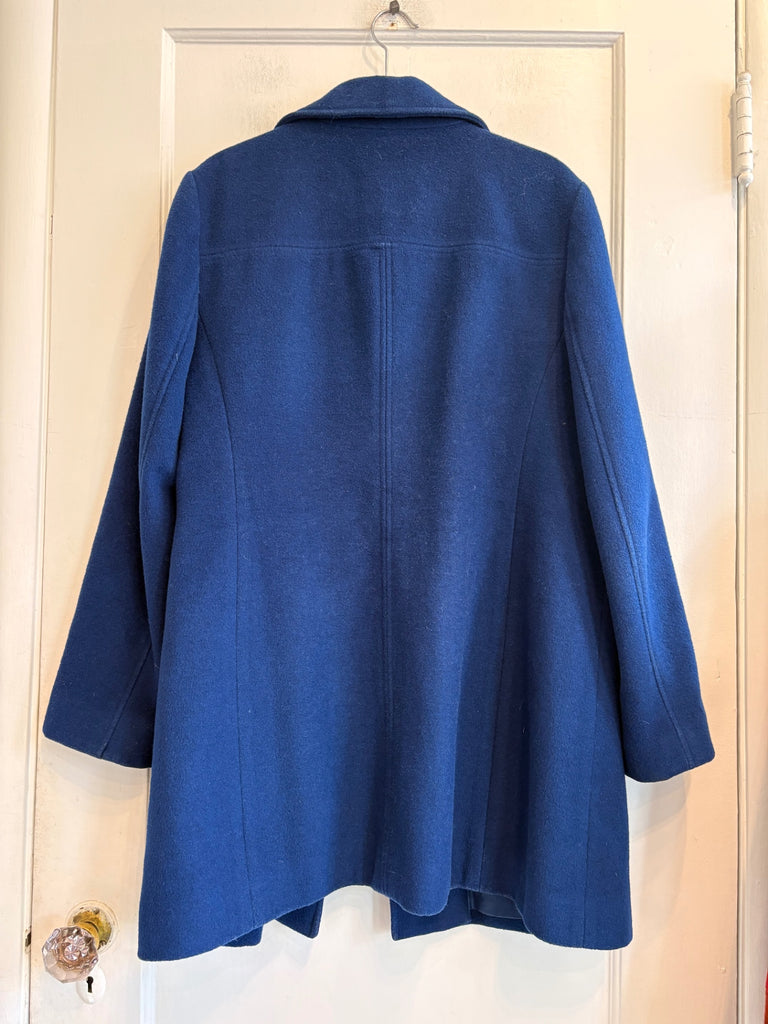 LOOP - J.Jill Royal Blue Peacoat, size M (#136)