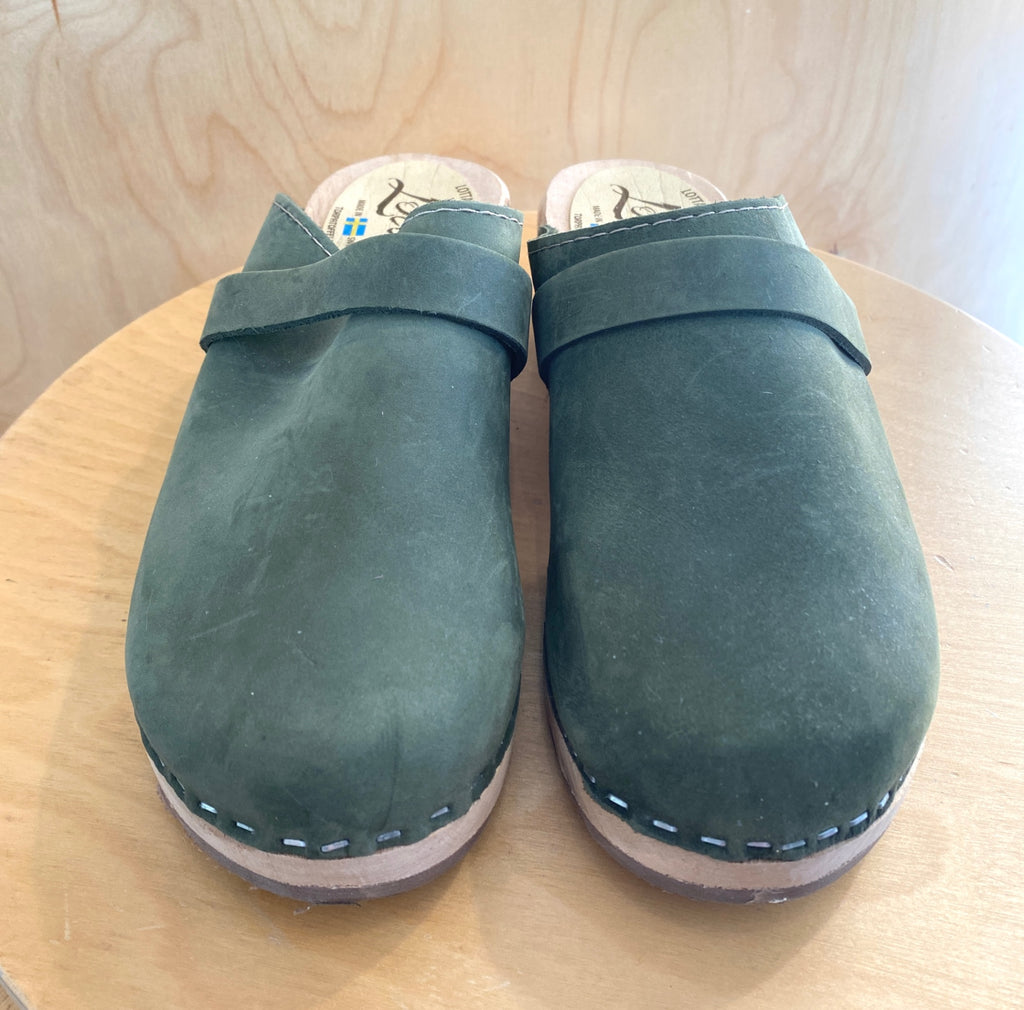 LOOP - Lotta’s Clogs Green, Sz 38 (#480)