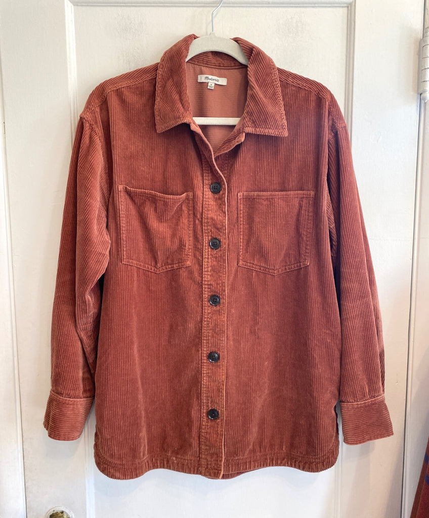 LOOP - Madewell Wide-Wale Corduroy Shirt/Jacket, Sz M (#462)