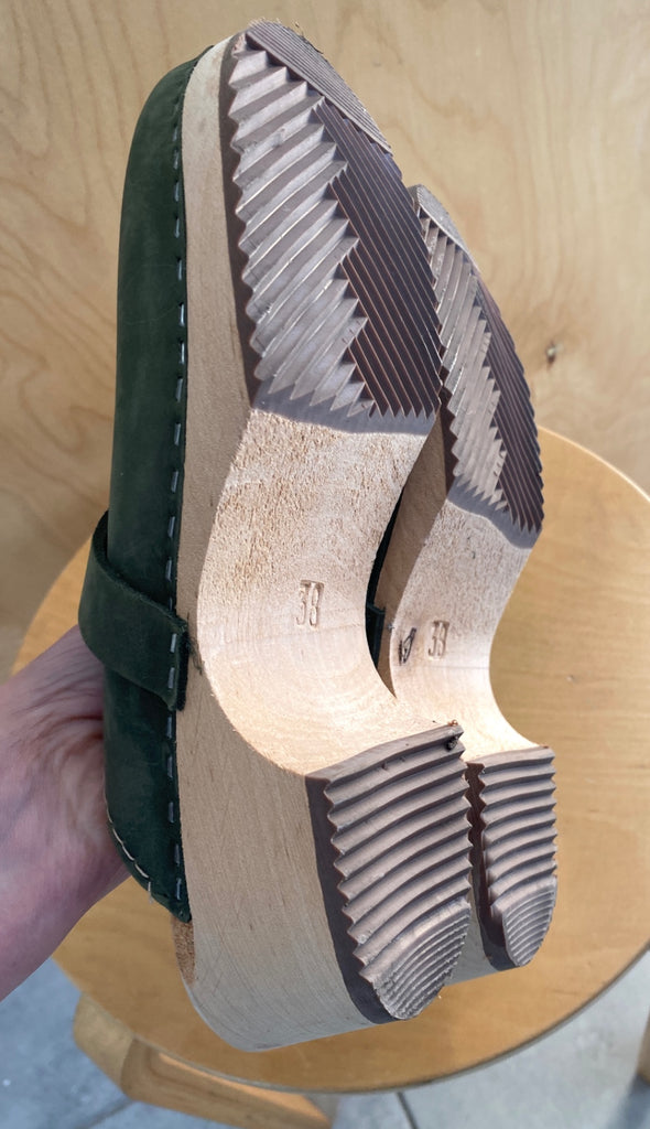 LOOP - Lotta’s Clogs Green, Sz 38 (#480)