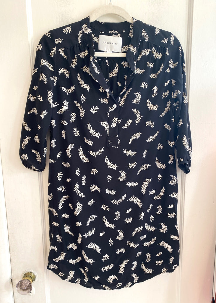 LOOP - Amour Vert Silk Dress, Sz S (#480)