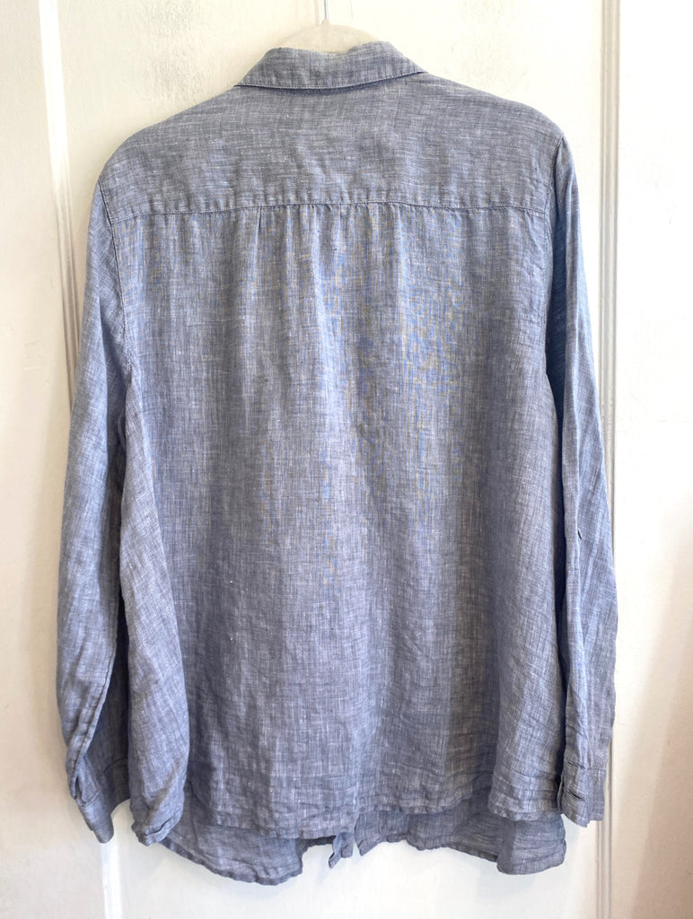 LOOP - J. Jill Linen Blouse, Sz L (#462)