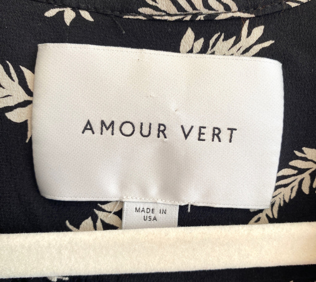 LOOP - Amour Vert Silk Dress, Sz S (#480)