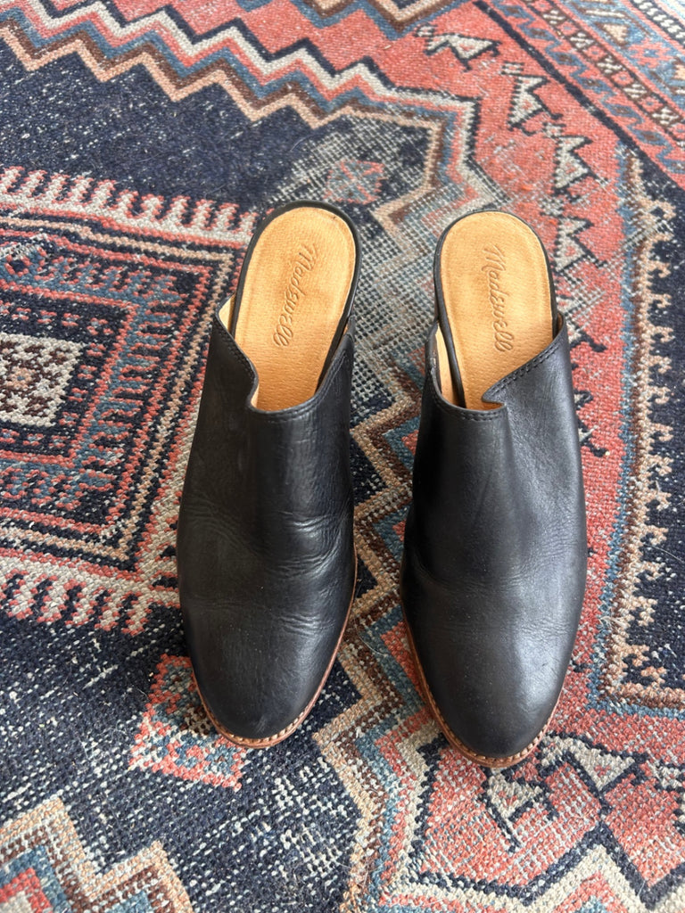 LOOP - Madewell Block Heel Mules, Sz 8 (#466)