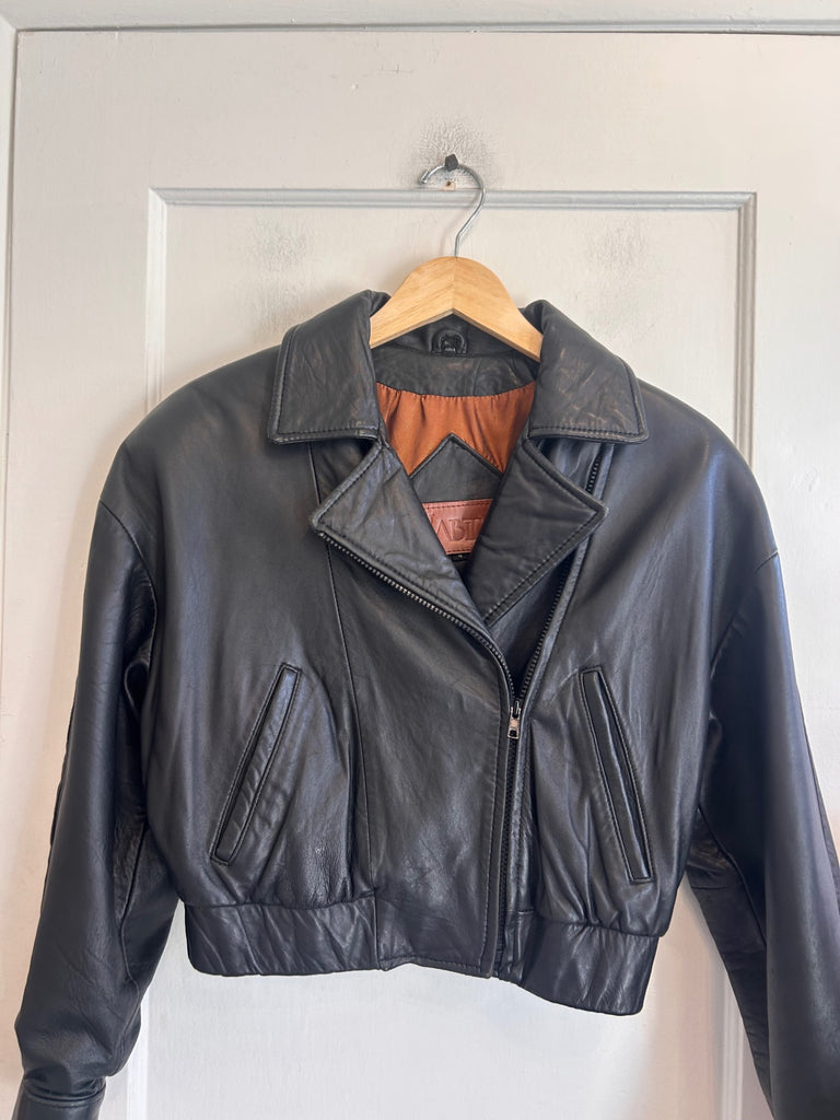 LOOP - Habitat Leather Jacket, Sz 4 (#466)