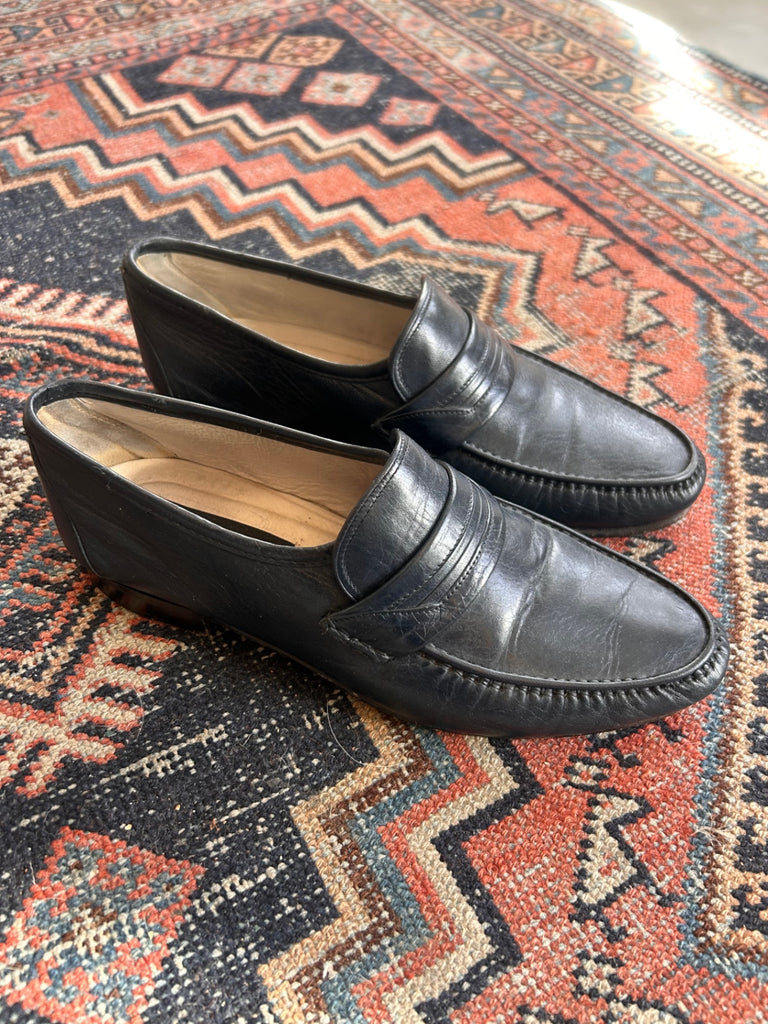 LOOP - Nico Neroni Leather Loafers, Sz 7 (#466)