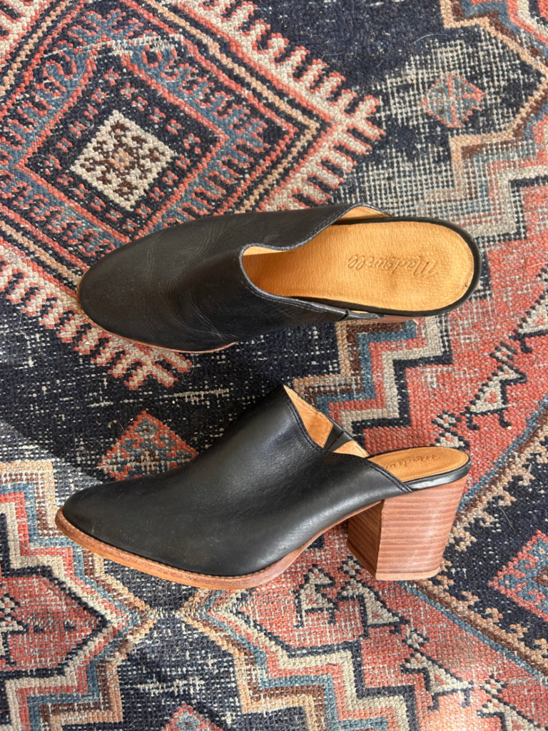 LOOP - Madewell Block Heel Mules, Sz 8 (#466)
