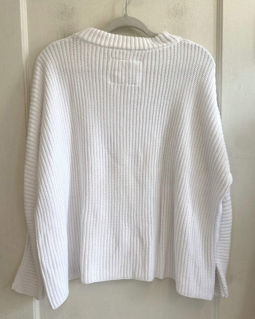 LOOP - Frank & Eileen Oversized Montecito Cotton Sweater, Sz S (#122)