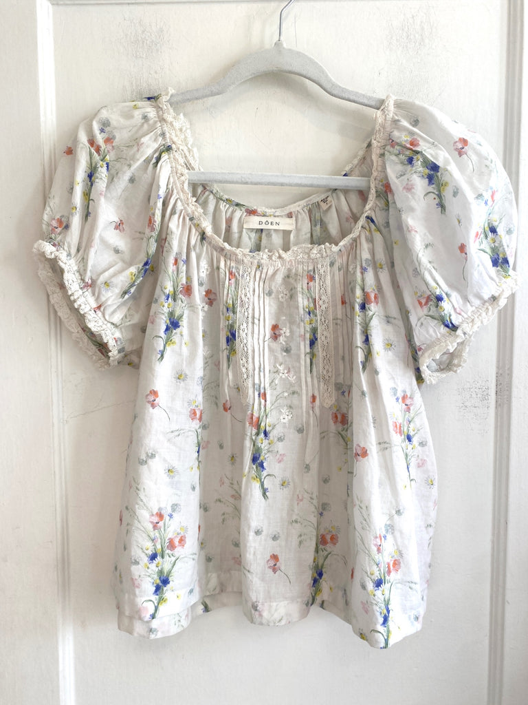 LOOP - Doen Frederica Floral Blouse, Sz S (#122)