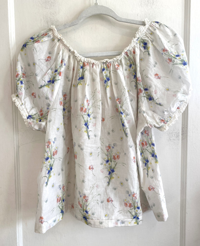 LOOP - Doen Frederica Floral Blouse, Sz S (#122)