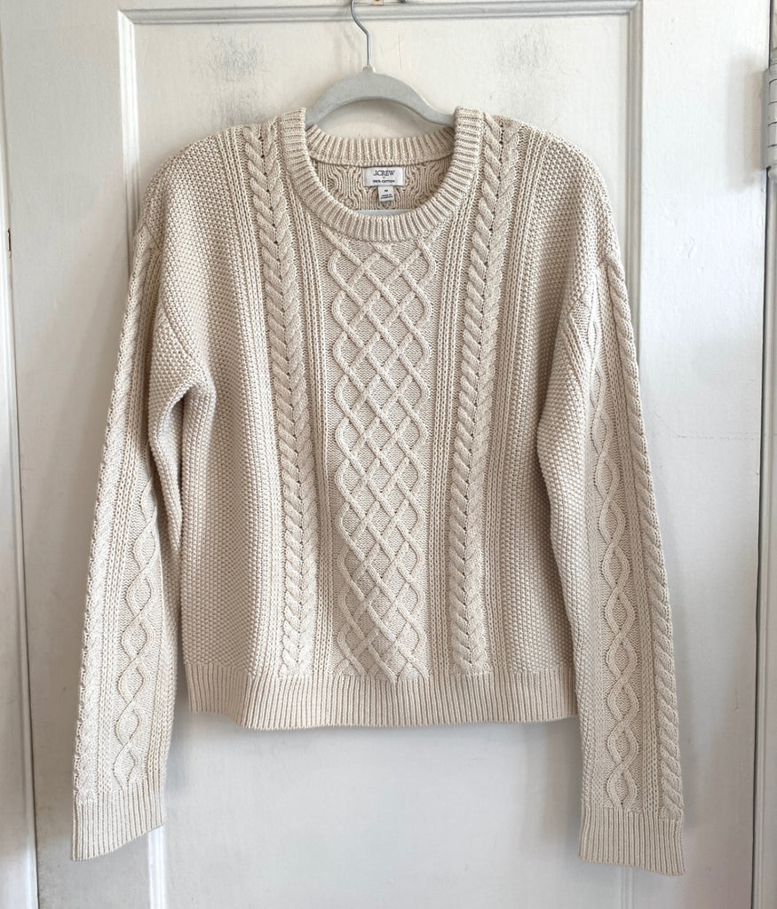 LOOP - J. Crew Cotton Crewneck Sweater, Sz M (#122)