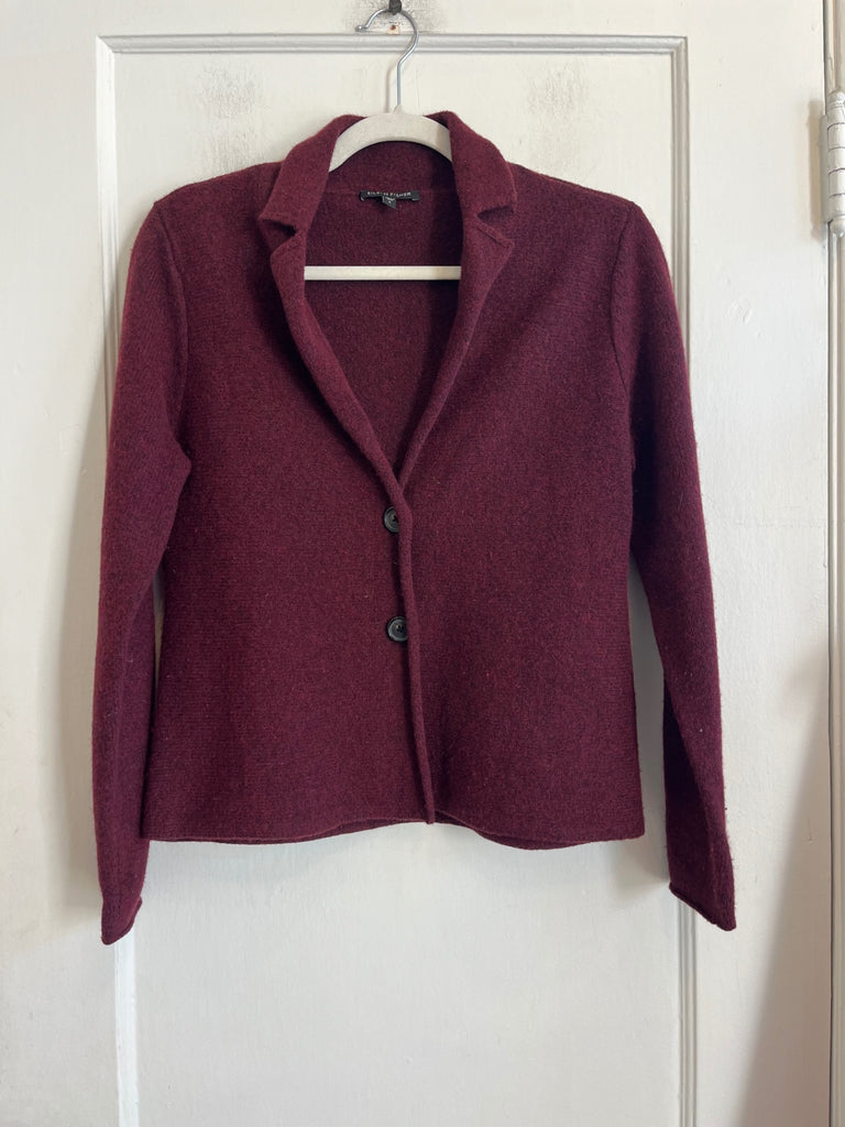 Eileen Fisher Wool Blazer, Sz S (#35)