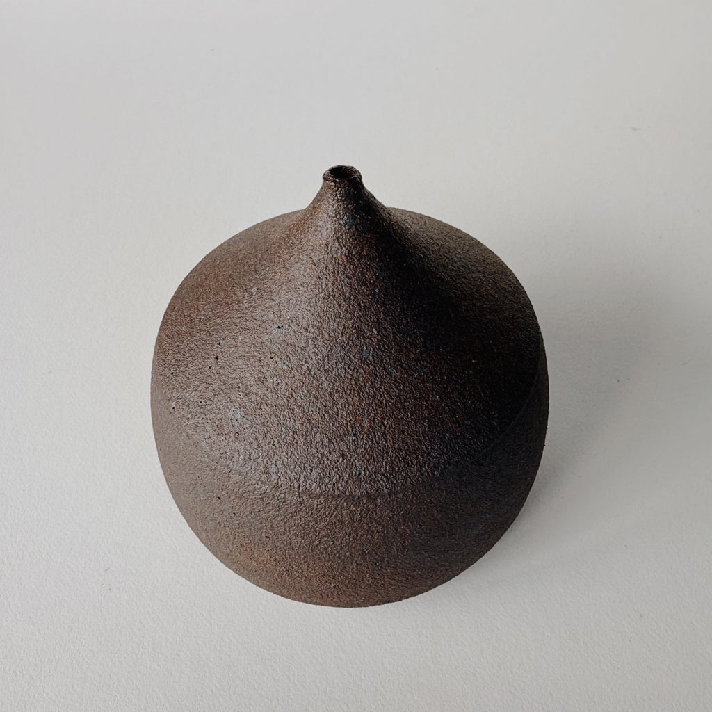 Coastline Ceramics Bud Vase, Dark
