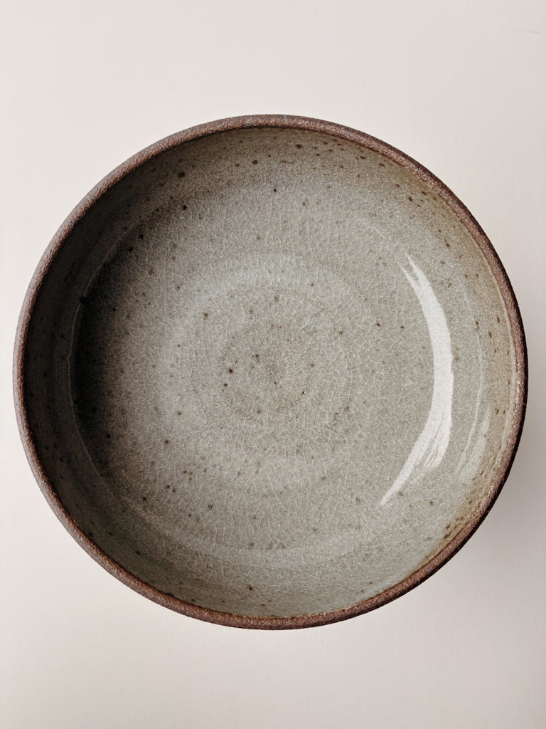 Coastline Ceramics Pedestal Bowl, Dark