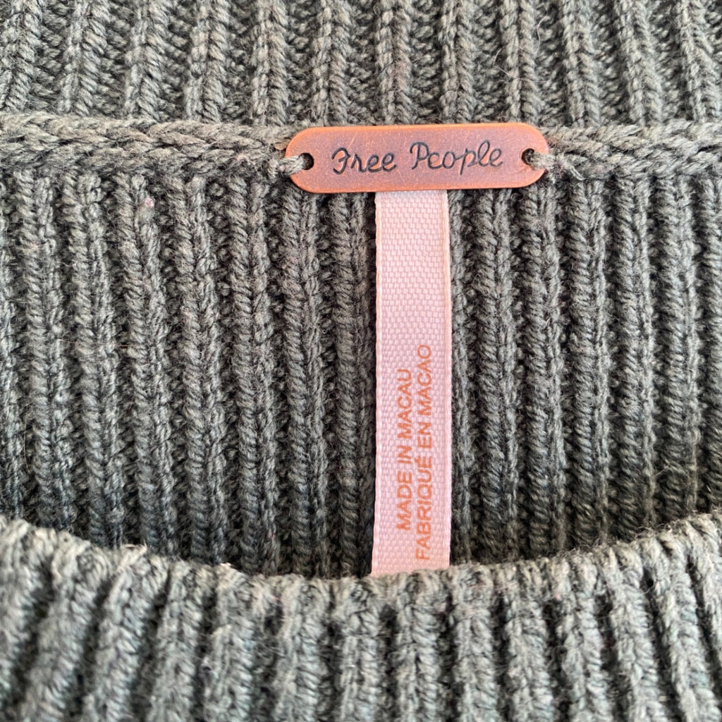 LOOP - Free People Cotton Blend Sweater, Sz L (#220)