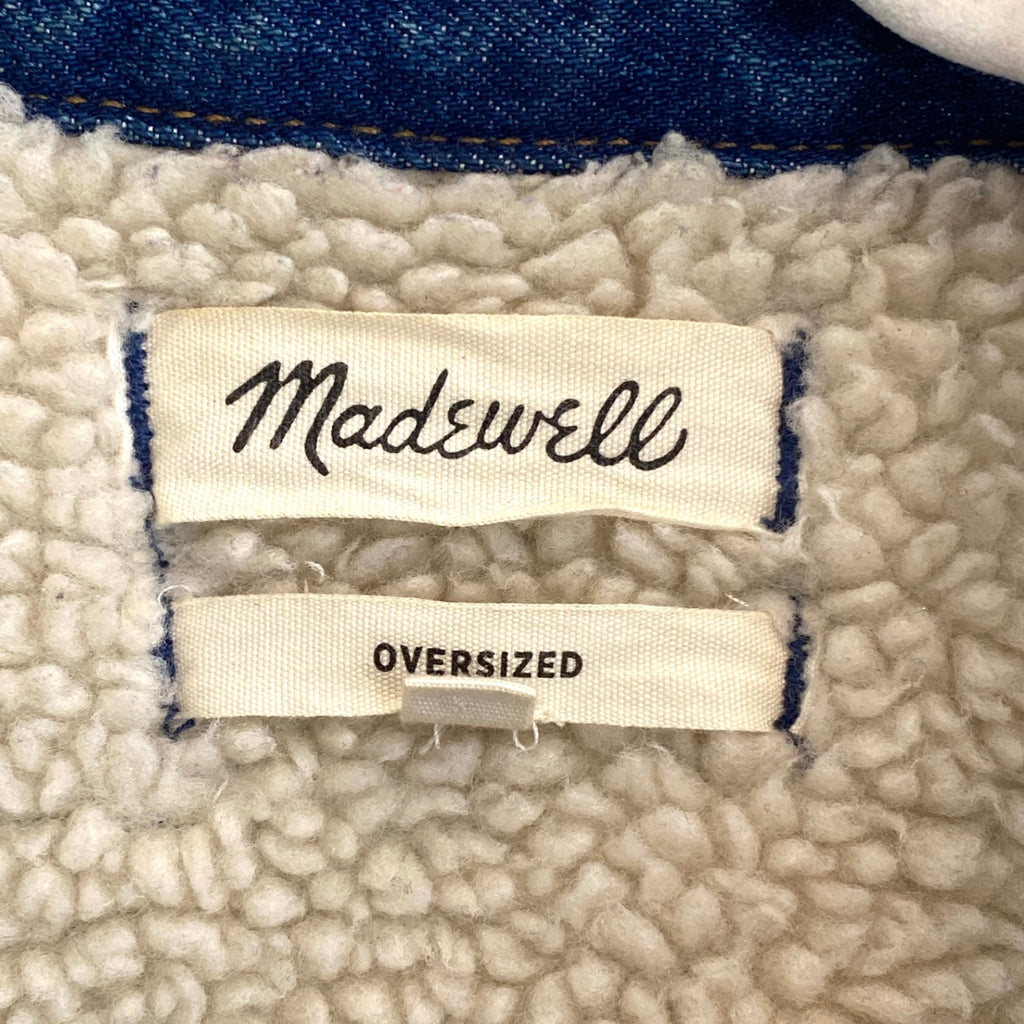 LOOP - Madewell Fleece Lined Denim Jacket, Sz XL (#220)