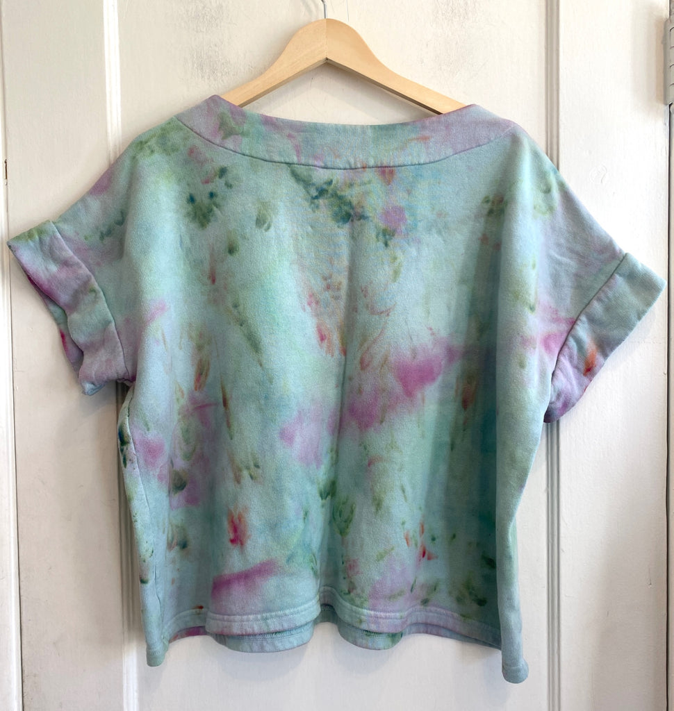 Hipcheck - Ice Dyed Cotton Sweatshirt, Bryn Walker, Sz XL